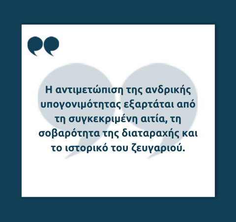 Υπογονιμότητα στους ανδρες